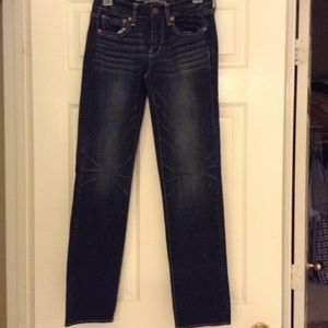 American Eagle Straight super stretch blue jeans